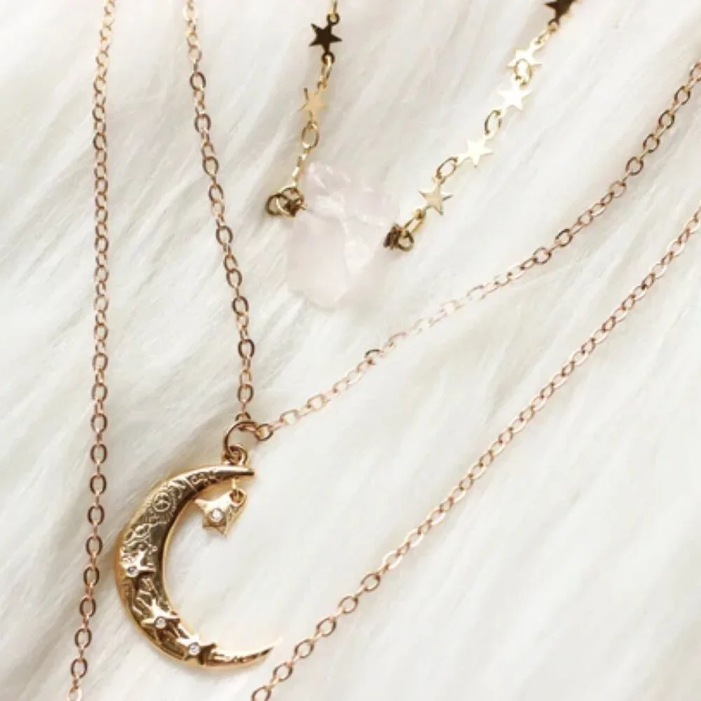 Bohindie Stream "See you in a dream" choker layer necklace. Like New! - Picture 5 of 5